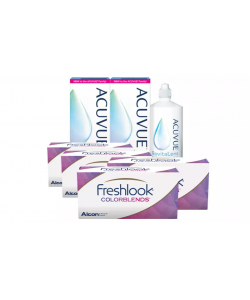 FRESHLOOK Colorblends Numaralı Kombi Set 4 Kutu